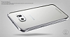 Samsung i9800 Galaxy S6 Orjinal Metalik Dark Silver Kenarl Kristal Klf - Resim: 4