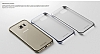 Samsung i9800 Galaxy S6 Orjinal Metalik Dark Silver Kenarl Kristal Klf - Resim: 2