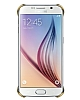 Samsung i9800 Galaxy S6 Orjinal Metalik Gold Kenarl Kristal Klf - Resim: 5