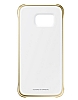 Samsung i9800 Galaxy S6 Orjinal Metalik Gold Kenarl Kristal Klf - Resim: 7