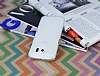 Samsung i9800 Galaxy S6 effaf Beyaz Silikon Klf - Resim: 2