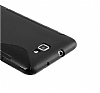 Samsung N7000 Galaxy Note Desenli Siyah Silikon Klf - Resim: 3