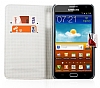 Samsung N7000 Galaxy Note Paris Czdanl Deri Klf - Resim: 4