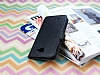 Samsung N7000 Galaxy Note Standl Czdanl Siyah Deri Klf - Resim: 4