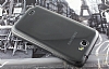 Samsung N7100 Galaxy Note 2 Ultra Koruma effaf Siyah Silikon Klf - Resim: 2