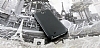 Samsung N7100 Galaxy Note 2 nce Yan Kapakl Siyah Klf - Resim: 1