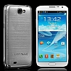Samsung N7100 Galaxy Note 2 Silver Metal Batarya Kapa - Resim: 1