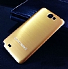 Samsung N7100 Galaxy Note 2 Gold Metal Batarya Kapa - Resim: 2