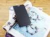 Samsung N7100 Galaxy Note 2 nce Siyah Yan Kapakl Deri Klf - Resim: 2