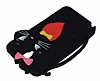 Samsung N7500 Galaxy Note 3 Neo Mari Cat Kedi Siyah Silikon Klf - Resim: 3