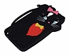 Samsung N7500 Galaxy Note 3 Neo Mari Cat Kedi Siyah Silikon Klf - Resim: 2