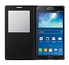 Samsung N7500 Galaxy Note 3 Neo Orjinal Pencereli View Cover Siyah Klf - Resim: 2