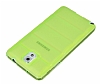 Samsung N9000 Galaxy Note 3 Bubble effaf Yeil Silikon Klf - Resim: 1