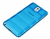Samsung N9000 Galaxy Note 3 Bubble effaf Mavi Silikon Klf - Resim: 3