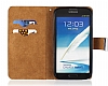 Samsung N7100 Galaxy Note 2 Pisa Kulesi Standl Czdanl Deri Klf - Resim: 4