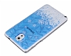 Samsung N9000 Galaxy Note 3 Kar Taneleri Kristal Rubber Klf - Resim: 4