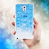 Samsung N9000 Galaxy Note 3 Kar Taneleri Kristal Rubber Klf - Resim: 1