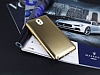 Samsung N9000 Galaxy Note 3 Metalik Gold Silikon Klf - Resim: 1