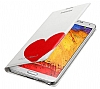 Samsung N9000 Galaxy Note 3 Orjinal Moschino Kalp Krmz Flip Wallet Klf - Resim: 5