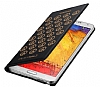Samsung N9000 Galaxy Note 3 Orjinal Moschino Peace Siyah Flip Wallet Klf - Resim: 4