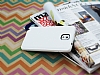 Samsung N9000 Galaxy Note 3 Nokta Desenli Mat Beyaz Silikon Klf - Resim: 2