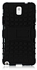 Samsung N9000 Galaxy Note 3 Ultra Sper Koruma Standl Siyah Klf - Resim: 5
