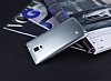 Samsung N9100 Galaxy Note 4 Metalik Silver Silikon Klf - Resim: 2