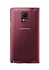 Samsung N9100 Galaxy Note 4 Orjinal LED Cover Bordo Klf - Resim: 2