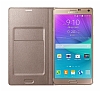 Samsung N9100 Galaxy Note 4 Orjinal LED Cover Gold Klf - Resim: 5