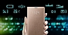 Samsung N9100 Galaxy Note 4 Orjinal LED Cover Gold Klf - Resim: 1