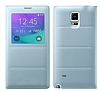 Samsung N9100 Galaxy Note 4 Orjinal Pencereli View Cover Mavi Klf - Resim: 5