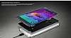 Samsung N9100 Galaxy Note 4 Orjinal Wireless Pad ile arj Olan Siyah Batarya Kapa - Resim: 1
