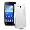 Samsung s7270 Galaxy Ace 3 Desenli Beyaz Silikon Klf - Resim: 2