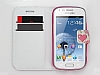 Samsung S7562 / S7560 / S7580 Paris Standl Czdanl Deri Klf - Resim: 1