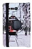 Samsung T560 Galaxy Tab E 360 Derece Dner Standl Taksim Deri Klf - Resim: 1