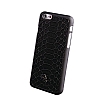 Santa Barbara iPhone 6 / 6S Siyah Deri Klf - Resim: 1