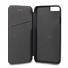 Santa Barbara Knight iPhone 7 / 8 Standl Kapakl Siyah Deri Klf - Resim: 1
