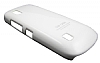 Nokia Asha 300 Beyaz Sert Parlak Rubber Klf - Resim: 1
