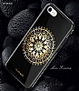 Shengo iPhone 6 / 6S Silikon Kenarl Tal Kalp Siyah Rubber Klf - Resim: 2