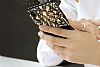 Shengo iPhone 6 / 6S Silikon Kenarl Tal Kalp Siyah Rubber Klf - Resim: 4