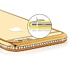 Shengo iPhone 6 Plus / 6S Plus Tal Kenarl Silver Silikon Klf - Resim: 4