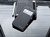 Shengo iPhone 6 Plus / 6S Plus Tal Metal Kenarl nce Yan Kapakl Siyah Deri Klf - Resim: 4