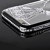 Shengo iPhone 6 / 6S Tekta Tal Metal Silver Klf - Resim: 3