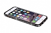 Shengo iPhone 6 / 6S Tekta Tal Metal Dark Silver Klf - Resim: 2