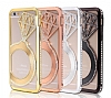 Shengo iPhone 6 Plus / 6S Plus Tekta Tal Metal Gold Klf - Resim: 1