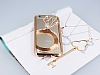 Shengo iPhone 6 / 6S Tekta Tal Metal Rose Gold Klf - Resim: 2