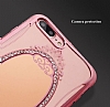 Shengo iPhone 7 Plus / 8 Plus Aynal Rose Gold Silikon Klf - Resim: 2