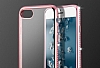 Shengo iPhone 7 Plus / 8 Plus Tal Kenarl Rose Gold Silikon Klf - Resim: 1