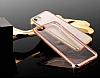 Shengo iPhone 7 / 8 Tal Kenarl Silver Silikon Klf - Resim: 4