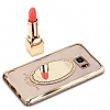 Shengo Samsung Galaxy S7 Edge Aynal Rose Gold Silikon Klf - Resim: 2
